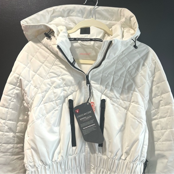 FP Movement All Prepped Short Parka White Size Large - Picture 3 of 14